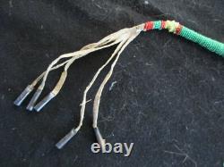 NATIVE AMERICAN BEADED AWL CASE with AWL, 2 PIECES TOGETHER ATL-082105685