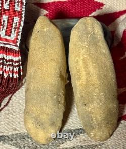 NATIVE AMERICAN BEADED CHEYENNE CHILD MOCCASINS w SEED BEADED LIZARD, VTG