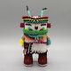 NATIVE AMERICAN BEADWORK-BEADED TWO HORN KACHINA by FERRELL ZEENA-HOPI