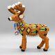 NATIVE AMERICAN BEADWORK-LARGE BEADED REINDEER by DENISE & FARON GCHACHU-ZUNI