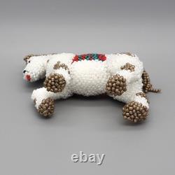 NATIVE AMERICAN BEADWORK-LARGE BEADED SHOW HORSE by SYLVIA QUAM-ZUNI