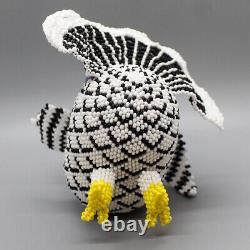 NATIVE AMERICAN BEADWORK-LARGE BEADED TURKEY by RONDA DOSEDO-ZUNI