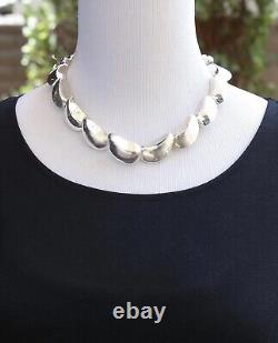 Native American 925 Sterling Silver Bead Necklace 17.5 Inch, Gift For Mom
