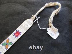 Native American Beaded 2-sided Belt, Authentic Beaded 30 Sash, Pe-112408353