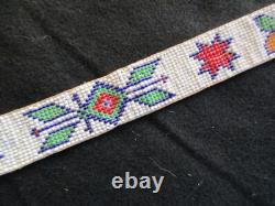 Native American Beaded 2-sided Belt, Authentic Beaded 30 Sash, Pe-112408353