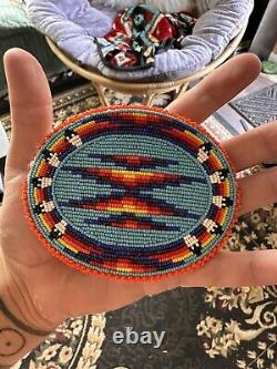 Native American Beaded Buckle Shoshone Made Pow Wow Native Made