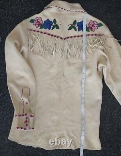 Native American Beaded Buckskin Outfit