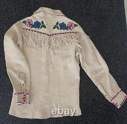 Native American Beaded Buckskin Outfit