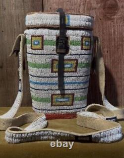 Native American Beaded Case Signal Corp's Binoculars