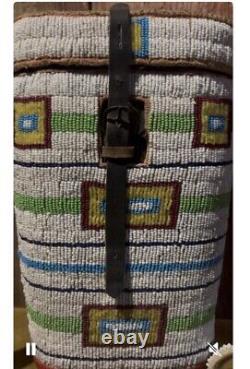 Native American Beaded Case Signal Corp's Binoculars