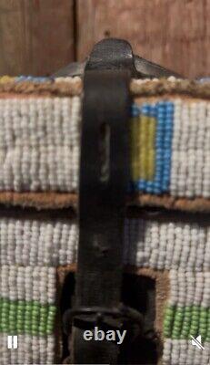 Native American Beaded Case Signal Corp's Binoculars