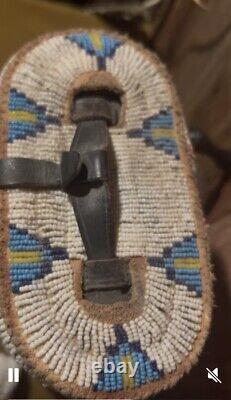 Native American Beaded Case Signal Corp's Binoculars