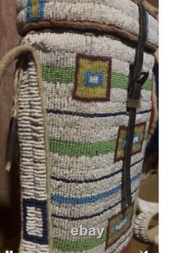 Native American Beaded Case Signal Corp's Binoculars