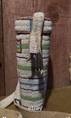Native American Beaded Case Signal Corp's Binoculars