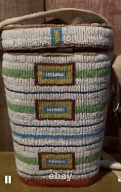 Native American Beaded Case Signal Corp's Binoculars