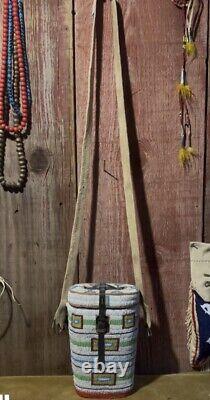 Native American Beaded Case Signal Corp's Binoculars