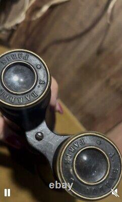 Native American Beaded Case Signal Corp's Binoculars