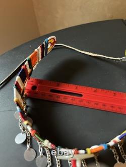 Native American Beaded Choker And Bracelets