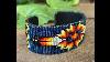 Native American Beaded Cuff Bracelet Navajo Ij310