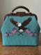 Native American Beaded Doctor Bag Antique Style Medical Bag Handmade Leather