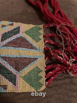 Native American Beaded Garter