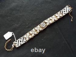 Native American Beaded Head Band, Choker, Hat Band, Sash, Du-112408587