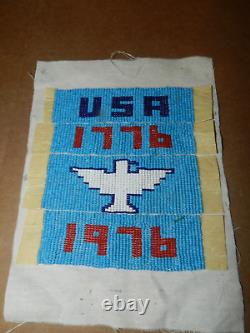 Native American Beaded Indian Beadwork, USA BICENTENIAL, 176-1976