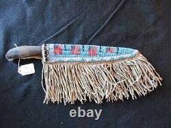 Native American Beaded Knife Sheath, Double Sided-fully Beaded Sb-112308089