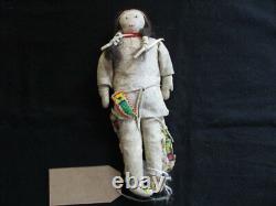 Native American Beaded Leather Doll, Authentic South Dakota Doll Sd-082105726