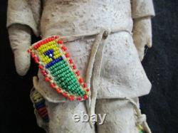 Native American Beaded Leather Doll, Authentic South Dakota Doll Sd-082105726