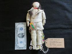Native American Beaded Leather Doll, Authentic South Dakota Doll Sd-082105726