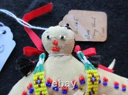 Native American Beaded Leather Doll, From South Dakota Collector Sd-082307841