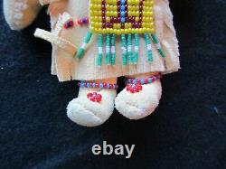 Native American Beaded Leather Doll, From South Dakota Collector Sd-082307841