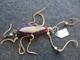 Native American Beaded Leather Fetish, Lizard Effigy, Amulet, Sd-082604281