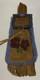 Native American Beaded Leather Medicine Pouch Thunderbird Flowers