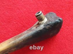 Native American Beaded Leather Pipe Bag, And Bullet Casing Pipe Sd-0126009079