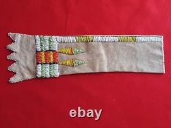 Native American Beaded Leather Pipe Bag, And Bullet Casing Pipe Sd-0126009079