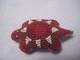 Native American Beaded Leather Turtle Fetish, Northern Plains Amulet. Co-362