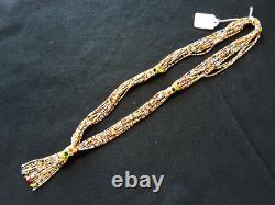 Native American Beaded Necklace, 12-strands Design, All Sided Du-112408594