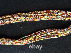 Native American Beaded Necklace, 12-strands Design, All Sided Du-112408594