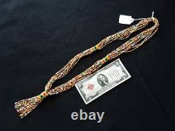 Native American Beaded Necklace, 12-strands Design, All Sided Du-112408594