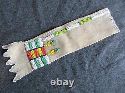 Native American Beaded Pipe Bag, American Indian Beaded Chanupa Bag, Buf-01892