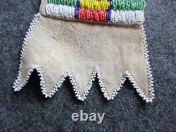 Native American Beaded Pipe Bag, American Indian Beaded Chanupa Bag, Buf-01892