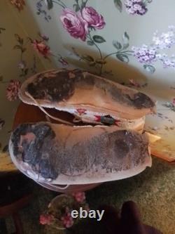 Native American Beaded Pow Wow Moccasins Perhaps Plains Cheyenne / Lakota Sioux