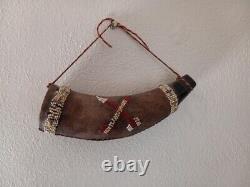 Native American Beaded Powder Horn