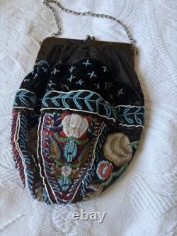 Native American Beaded Purses From Iroquois Late 19 and Early 20th centuries