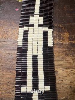 Native American Beaded Replica Piece Maker Wampum Belt. Native American
