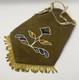 Native American Beaded Suede Leather Fringed Indian Drawstring Tobacco Pouch Bag