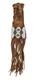 Native American Beaded Tobacco Pipe Bag Leather Fringe Handmade Tobacco Pouch