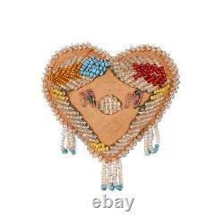 Native American Beaded Whimsy Heart